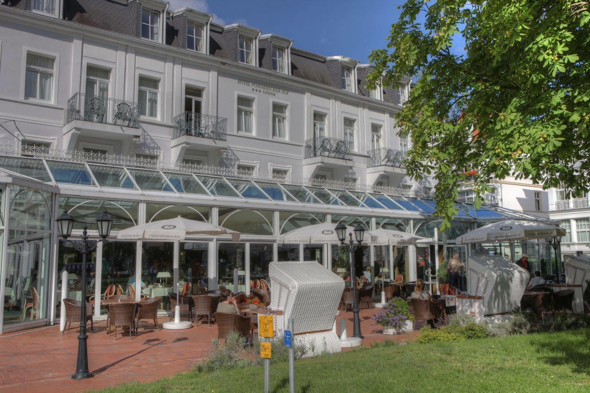 Seetelhotel Pommerscher Hof Heringsdorf  Kültér fotó